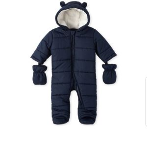 Baby Boy Footed Snow Suit